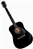 Main Street Dreadnought Acoustic Guitar in Black MA241BK