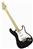 Main Street Double Cutaway Electric Guitar in Black MEDCBK