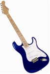 Main Street Double Cutaway Electric Guitar in Blue MEDCBL