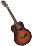 Morgan Monroe Creekside Collection MMV-5B Mini Solid Top Acoustic Guitar-Free Case, setup, shipping!