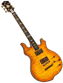 Minarik Goddess Studio X-Treme Series Electric Guitar with Quilted Top - Honey Burst