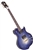 Minarik Lotus Single Cutaway Electric Guitar with Quilted Top - Ocean Burst