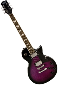 Oscar Schmidt OE20FTPB Flame Maple Purple LP-Style Electric Guitar