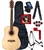 Oscar Schmidt OG1 Spruce Top 3/4 Size Kids Acoustic Guitar Package