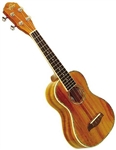 Oscar Schmidt OU5E Acoustic-Electric Hawaiian Koa Concert Ukulele Uke with Gig Bag