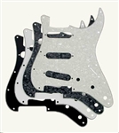 AXL PG-372 Strat Style Electric Guitar Pickguard Pick Guard 3-Ply - White or Black