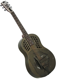 Regal RC-58TT Texas Tea Tricone Metal Body Powdercoat Resonator Guitar