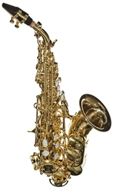 RS Berkeley SOCUR445 Artist Series lacquer Curved Soprano Saxophone with Case and Mouthpiece
