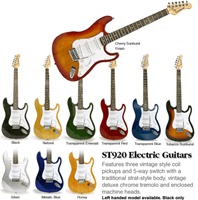 Crestwood ST920 Strat Style Double Cutaway Electric Guitar. InstrumentAlley.com