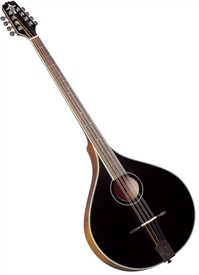 Trinity College TM-375B All-Solid Irish Bouzouki - Black w/ Hard Case