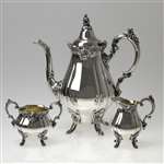 Baroque by Wallace, Silverplate 3-PC Coffee Service