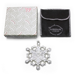 1979 Snowflake Sterling Ornament by Gorham