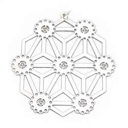 1986 Snowflake Sterling Ornament by Metropolitan Museum of Art