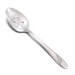 Queen Bess II by Tudor Plate, Silverplate Tablespoon, Pierced (Serving Spoon)