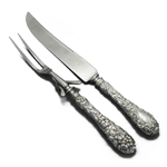 Baltimore Rose by Schofield: Carving Fork & Knife, Roast Size