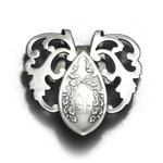 Fairoaks by Rockford, Silverplate Napkin Clip, Monogram E