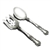 Buttercup by Gorham, Sterling Salad Serving Spoon & Fork, Flat Handle