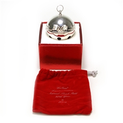 2002 Sleigh Bell Silverplate Ornament by Wallace