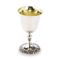 Baroque by Wallace, Silverplate Wine Goblet, Gilt Interior