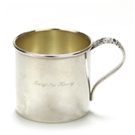 Coronation by Community, Silverplate Baby Cup, Monogram Mary Lu Henry