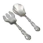 Strasbourg by Gorham, Sterling Salad Serving Spoon & Fork, Flat Handle