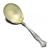 Vintage by 1847 Rogers, Silverplate Berry Spoon, Gilt Bowl, Monogram DL