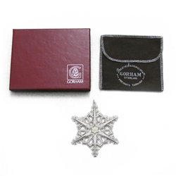 1983 Snowflake Sterling Ornament by Gorham