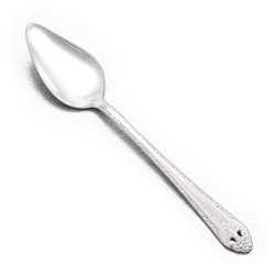 Lovely Lady by Holmes & Edwards, Silverplate Grapefruit Spoon, Monogram F