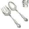 Stratford by Simpson, Hall & Miller, Sterling Salad Serving Spoon & Fork, Monogram K