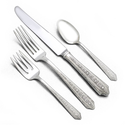 Normandie by Wallace, Sterling 4-PC Setting, Dinner, French