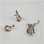 Charms, Sterling Whale & Penguins, Set of 3