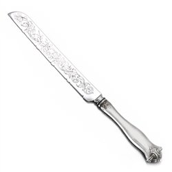 Cake Knife, Wedding, Sterling Deco Design, Engraved Blade