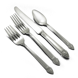 King Cedric by Community, Silverplate 4-PC Setting, Luncheon, French