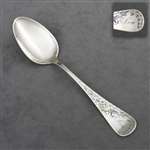 Antique Lily, Engraved by Whiting Div. of Gorham, Sterling Teaspoon, Monogram Lea