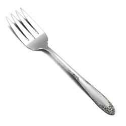 English Garden by S.L. & G.H. Rogers, Silverplate Cold Meat Fork