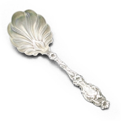 Lily by Whiting Div. of Gorham, Sterling Jelly Spoon, Gilt Bowl, Monogram D