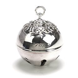1982 Holly Bell Silverplate Ornament by Reed & Barton