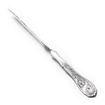 Carnation by W.R. Keystone, Silverplate Master Butter Knife, Twist Handle