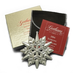 2004 Snowflake Sterling Ornament by Gorham