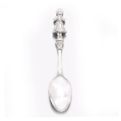 1987 Girl Caroller Silverplate Christmas Spoon by Reed & Barton