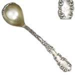 Waverly by Wallace, Sterling Cream Ladle, Monogram H