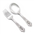 Rose Point by Wallace, Sterling Baby Spoon & Fork