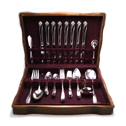 Daffodil by 1847 Rogers, Silverplate Flatware Set, 55 PC Set