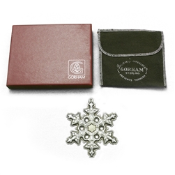 1982 Snowflake Sterling Ornament by Gorham