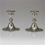 Chantilly by Gorham, Silverplate Candlestick Pair