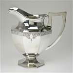 Water Pitcher by Wilcox Silver Plate Co., Silverplate<br>Monogram S