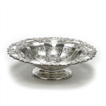 Compote by Hadoon Plate, Silverplate Grapes, Chased