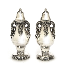 Baroque by Wallace, Silverplate Salt & Pepper Shakers