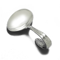 Invalid/Baby Feeder Spoon, Silverplate Curved Handle
