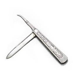 Arcadian by 1847 Rogers, Silverplate Fruit Knife, Folding